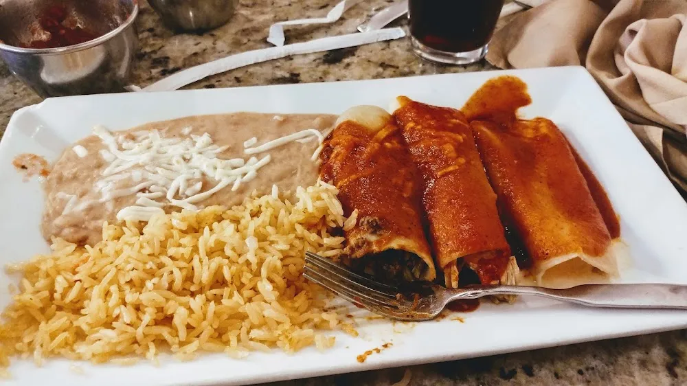 Chicken and Cheese Enchilada Combo